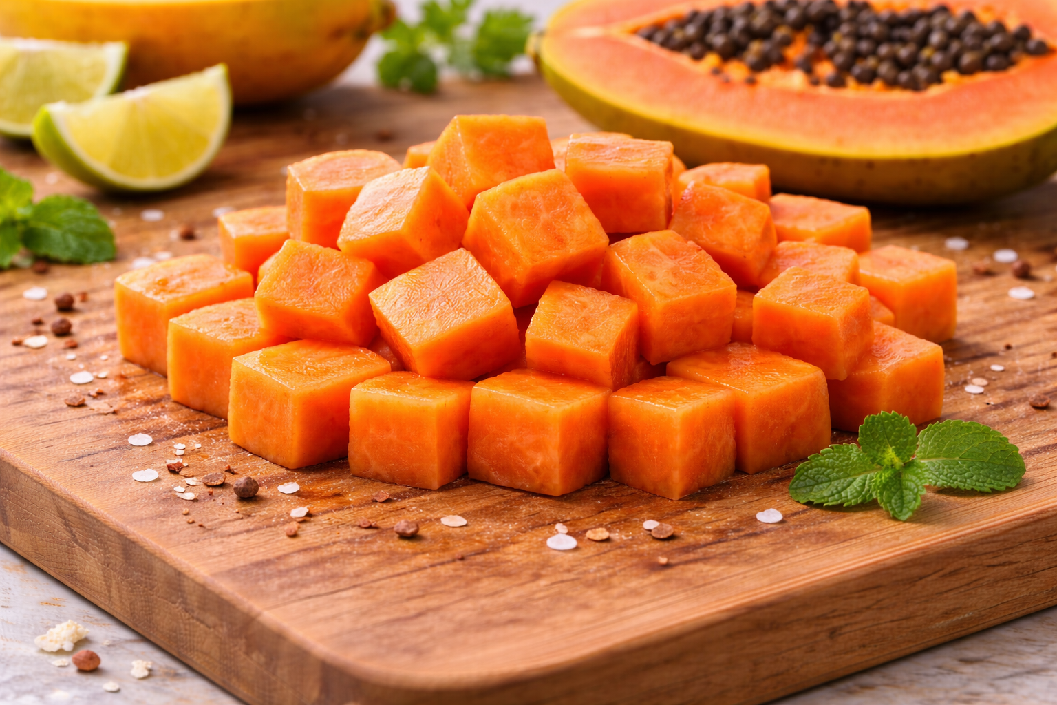 Papaya Slices